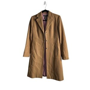 Banana Republic wool cashmere blend Tan Trench Coat size small